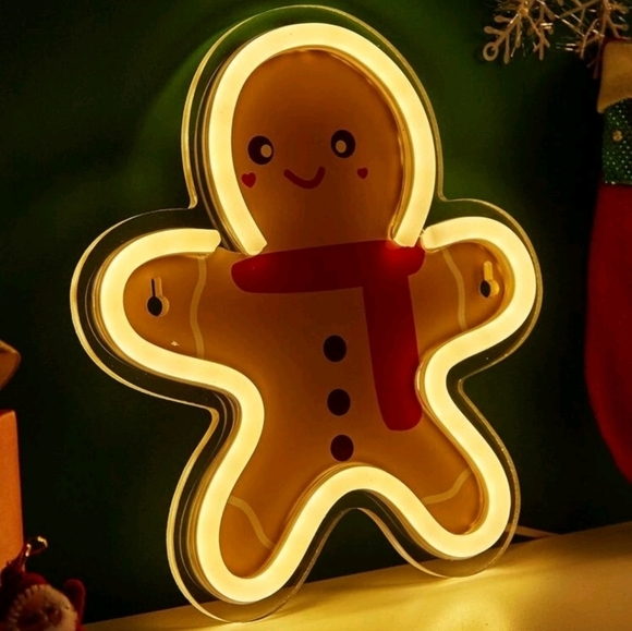 Neon Gingerbread Man - Picture 3 of 3